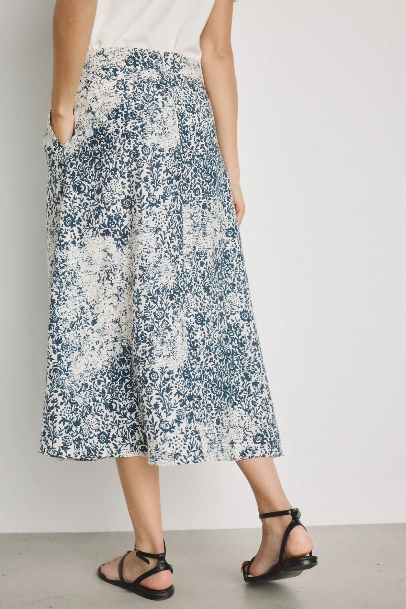 Falda estampada
