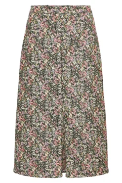 Falda estampada jacquard
