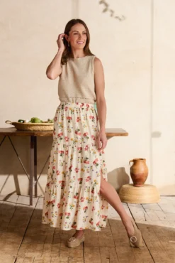 Falda floral Nadia