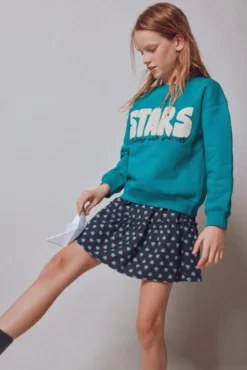 Falda flores niña