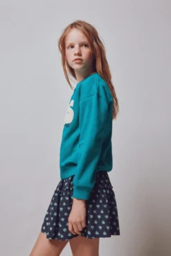 Falda flores niña