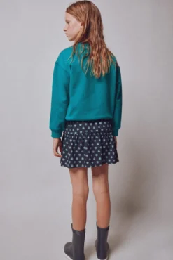 Falda flores niña