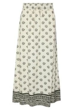 Falda larga estampada