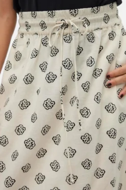 Falda larga estampada