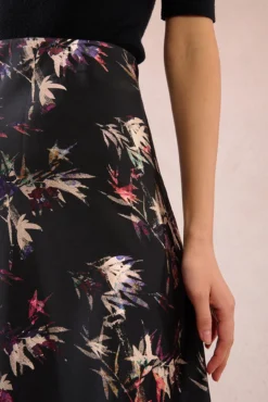 Falda larga estampado floral