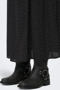 Falda larga glitter