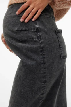 Falda larga vaquera maternity