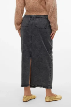 Falda larga vaquera maternity