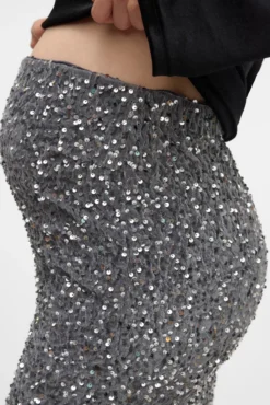 Falda lentejuelas maternity