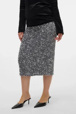Falda lentejuelas maternity