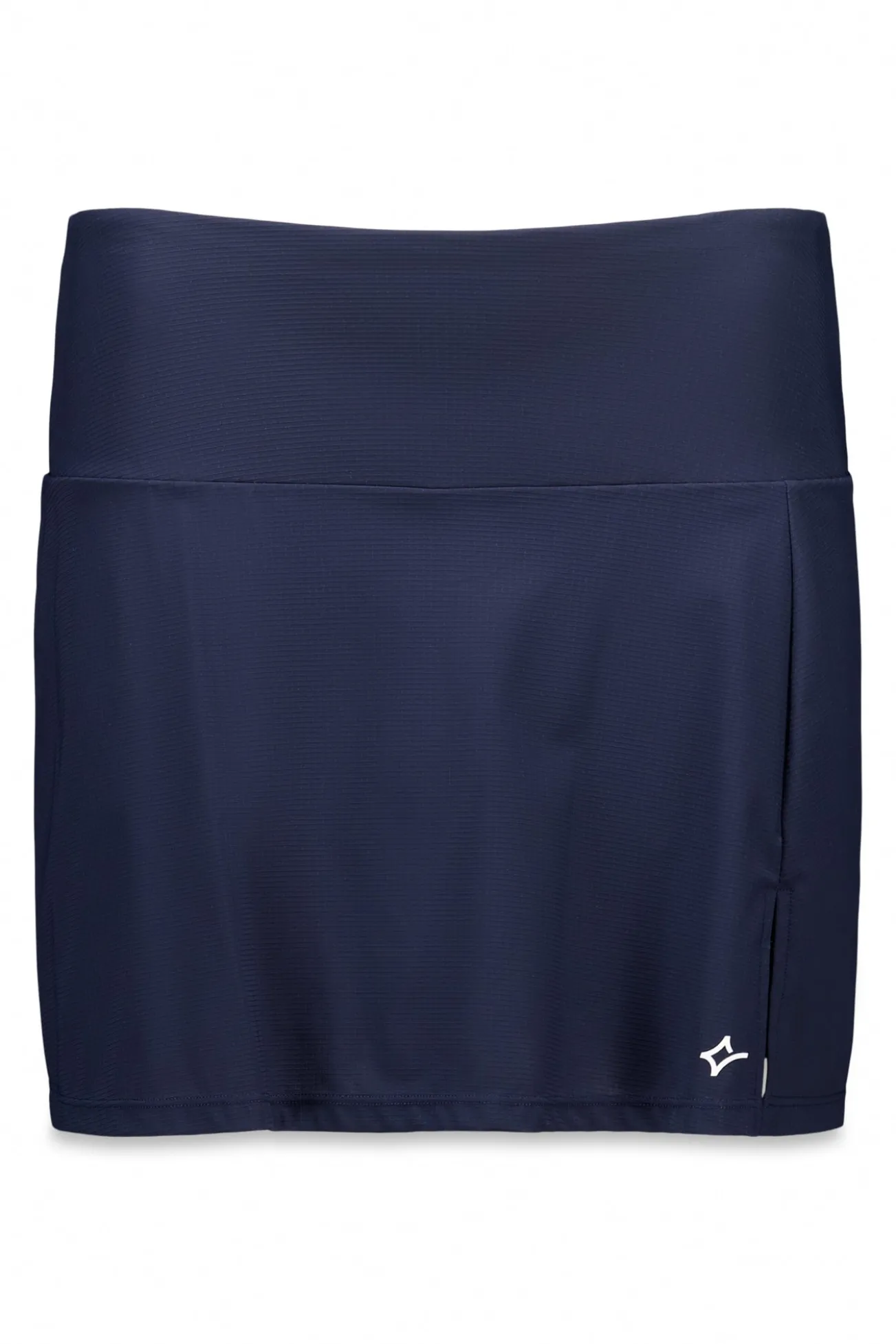 Falda microfibra azul malla interior