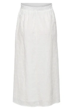 Falda midi cintura elástica maternity