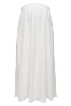 Falda midi cintura elástica maternity