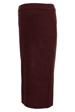 Falda midi de punto maternity