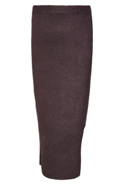 Falda midi de punto maternity