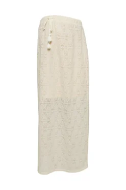 Falda midi encaje maternity