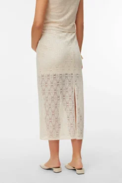 Falda midi encaje maternity