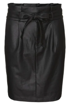 Falda midi encerada talla grande