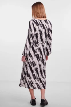 Falda midi estampada