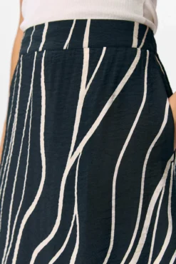Falda midi estampada