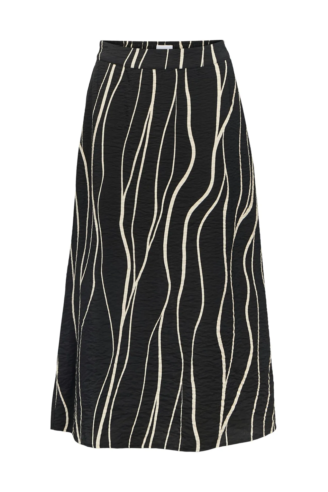 Falda midi estampada