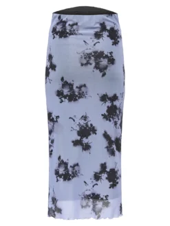 Falda midi estampada maternity