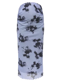 Falda midi estampada maternity