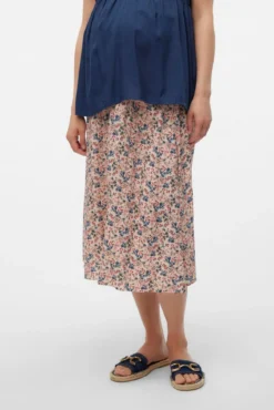 Falda midi maternity