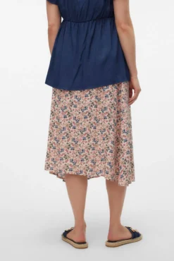 Falda midi maternity