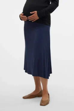 Falda midi maternity