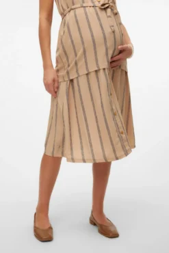Falda midi maternity