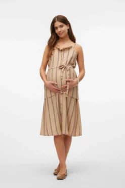 Falda midi maternity
