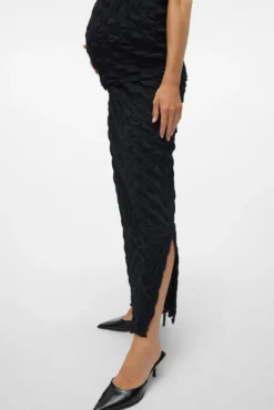 Falda midi maternity