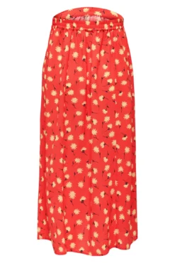 Falda midi maternity
