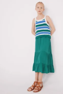 Falda midi niña
