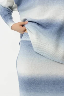 Falda Midi Punto Dégradé