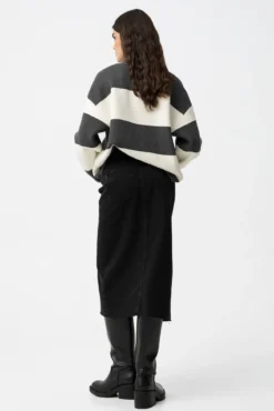 Falda midi vaquera