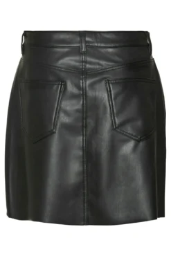 Falda mini de polipiel