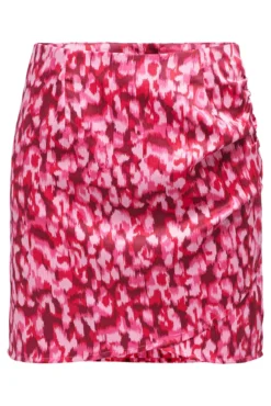 Falda mini estampada