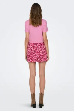 Falda mini estampada