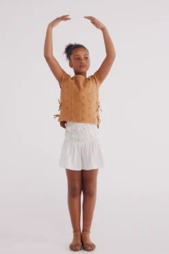 Falda rayas niña