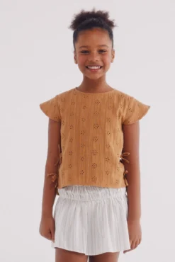 Falda rayas niña