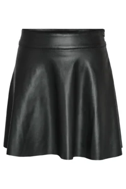 Falda skater efecto piel