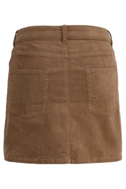 Falda slim fit corderoy