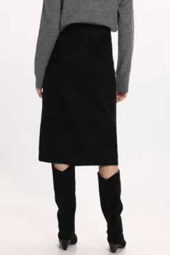 Falda vaquera midi