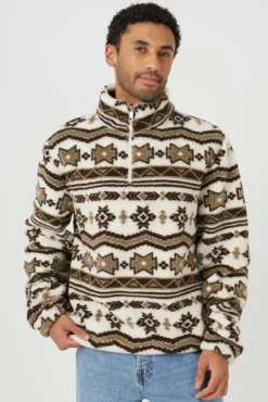 Forro polar cuello cremallera
