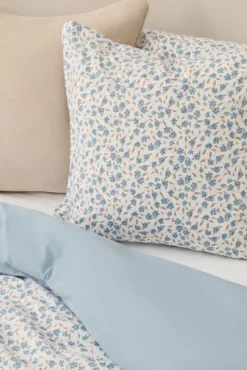 Funda nórdica algodón flores