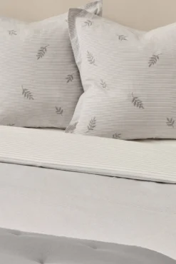 Funda nórdica de rayas reversible