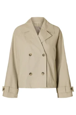 Gabardina corta 100% algodón