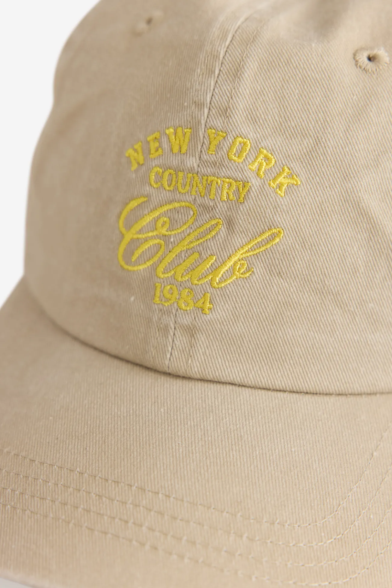 Gorra visera textil